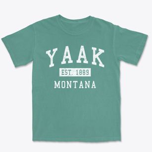 Yaak Montana Classic Established Premium Heavyweight T-shirt
