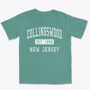 Collingswood New Jersey Classic Established Premium Heavyweight T-shirt