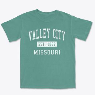 Valley City Missouri Classic Established Premium Heavyweight T-shirt