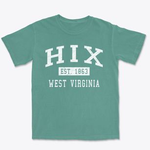Hix West Virginia Classic Established Premium Heavyweight T-shirt