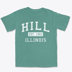 Hill Illinois Classic Established Premium Heavyweight T-shirt