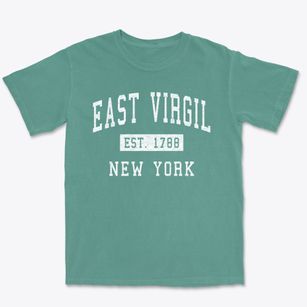 East Virgil New York Classic Established Premium Heavyweight T-shirt