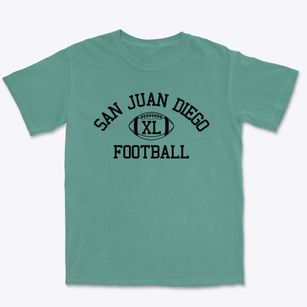 San Juan Diego Catholic High School Classic Football Premium Heavyweight T-shirt