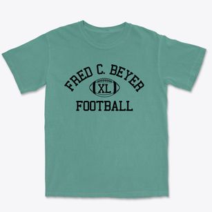 Fred C. Beyer High School Classic Football Premium Heavyweight T-shirt