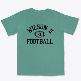 Wilson Prep Ii Classic Football Premium Heavyweight T-shirt