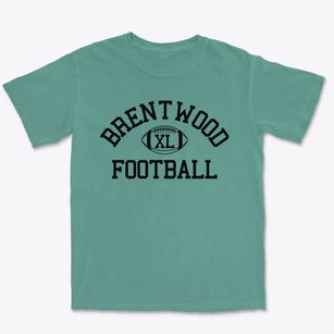 Brentwood School Classic Football Premium Heavyweight T-shirt