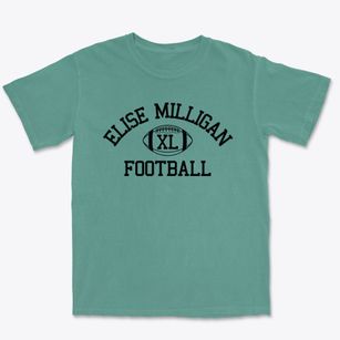 Elise Milligan High Classic Football Premium Heavyweight T-shirt