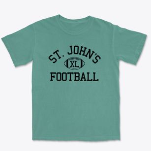 Saint John's Lutheran School Classic Football Premium Heavyweight T-shirt