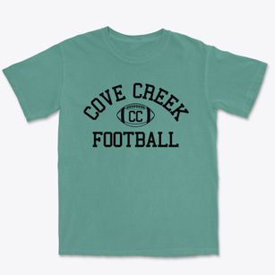 Cove Creek School Classic Football Premium Heavyweight T-shirt