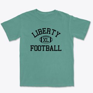 Liberty High School Classic Football Premium Heavyweight T-shirt