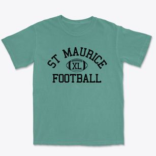 St Maurice Parish Classic Football Premium Heavyweight T-shirt