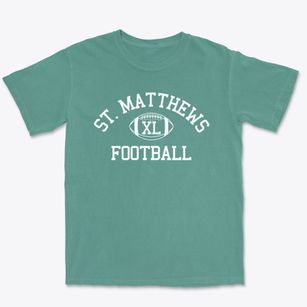 Saint Matthews Lutheran School Classic Football Premium Heavyweight T-shirt