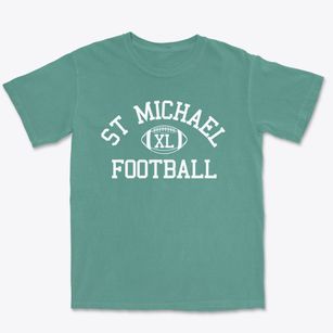 St Michael Parish Classic Football Premium Heavyweight T-shirt