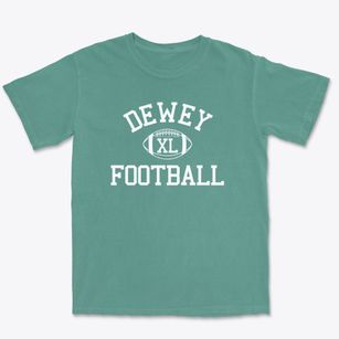 Dewey Primary School Classic Football Premium Heavyweight T-shirt