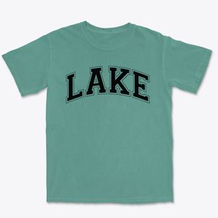Lake Forest Park Montessori School Varsity Arch Premium Heavyweight T-shirt