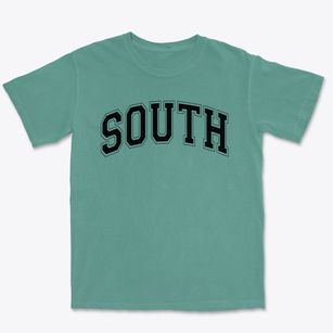South Valley Carden School Varsity Arch Premium Heavyweight T-shirt