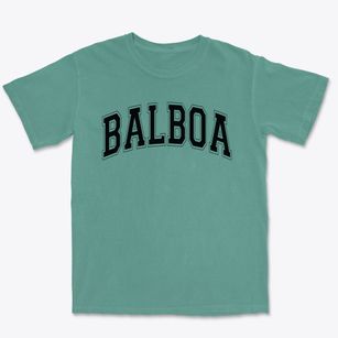 Balboa Elementary School Varsity Arch Premium Heavyweight T-shirt