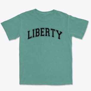 Liberty Christian Academy Varsity Arch Premium Heavyweight T-shirt