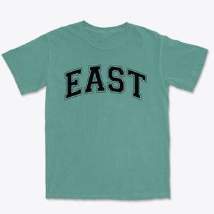 East Junior High School Varsity Arch Premium Heavyweight T-shirt