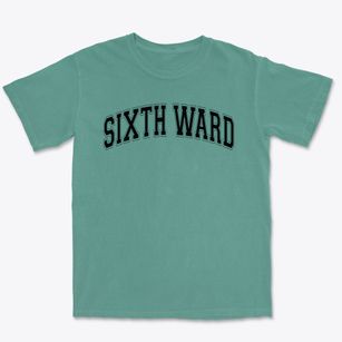 Sixth Ward Junior High School Varsity Arch Premium Heavyweight T-shirt