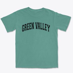 Green Valley Elementary School Varsity Arch Premium Heavyweight T-shirt