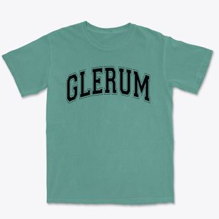 Glerum Elementary School Varsity Arch Premium Heavyweight T-shirt