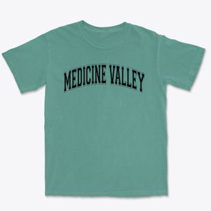 Medicine Valley High Varsity Arch Premium Heavyweight T-shirt