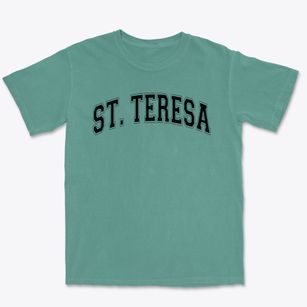 Saint Teresa Of Avila School Varsity Arch Premium Heavyweight T-shirt
