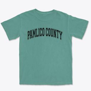 Pamlico County Middle School Varsity Arch Premium Heavyweight T-shirt