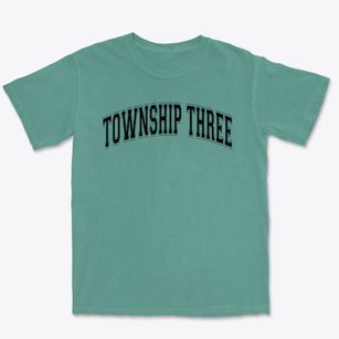 Township Three Elementary School Varsity Arch Premium Heavyweight T-shirt