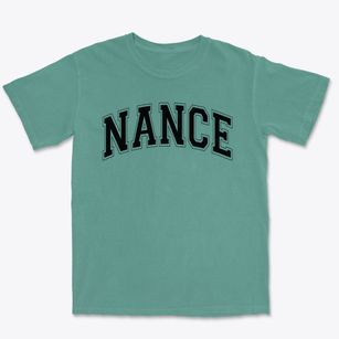 Nance Elementary School Varsity Arch Premium Heavyweight T-shirt
