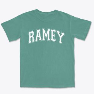 Ramey Elementary School Varsity Arch Premium Heavyweight T-shirt