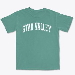 Star Valley High School Varsity Arch Premium Heavyweight T-shirt