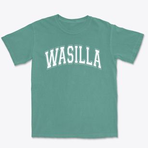 Wasilla Middle School Varsity Arch Premium Heavyweight T-shirt