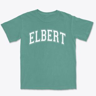 Elbert Elementary School Varsity Arch Premium Heavyweight T-shirt