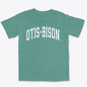 Otis-bison High School Varsity Arch Premium Heavyweight T-shirt