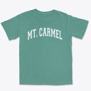 Our Lady Of Mount Carmel High School Varsity Arch Premium Heavyweight T-shirt