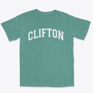 Clifton Elementary School 15 Varsity Arch Premium Heavyweight T-shirt