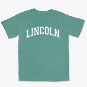 Lincoln Middle School Varsity Arch Premium Heavyweight T-shirt