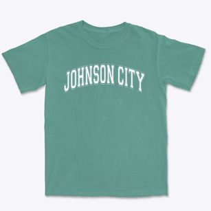 Johnson City Elementary-intermediate School Varsity Arch Premium Heavyweight T-shirt
