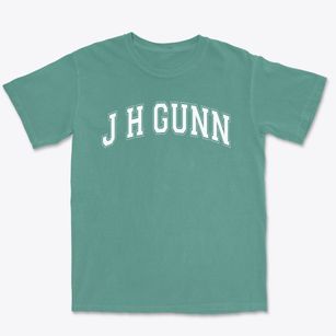J H Gunn Elementary School Varsity Arch Premium Heavyweight T-shirt