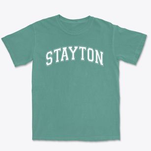 Stayton Elementary School Varsity Arch Premium Heavyweight T-shirt