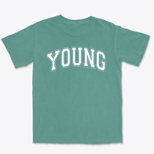 Young Elementary Varsity Arch Premium Heavyweight T-shirt