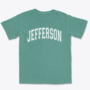 Jefferson Christian Academy Varsity Arch Premium Heavyweight T-shirt