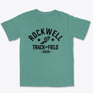 Rockwell Elementary School Track and Field Premium Heavyweight T-shirt