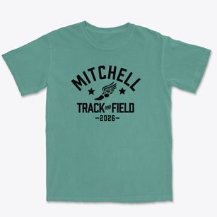 Mitchell Elementary School Track and Field Premium Heavyweight T-shirt