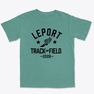 Leport Montessori School Track and Field Premium Heavyweight T-shirt