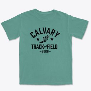 Calvary Christian School Track and Field Premium Heavyweight T-shirt