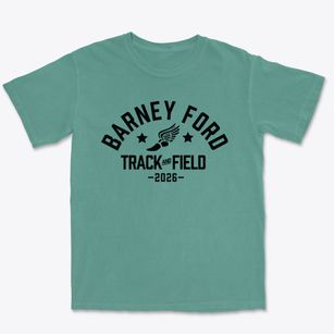 Barney Ford Elementary School Track and Field Premium Heavyweight T-shirt