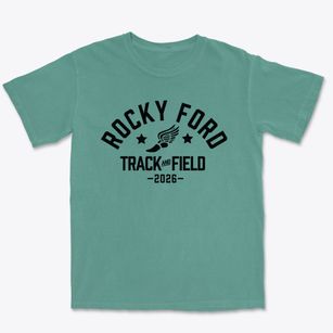 Rocky Ford High School Track and Field Premium Heavyweight T-shirt